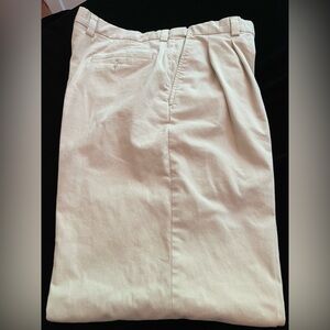 L.L. Bean Cream Traveler Pants